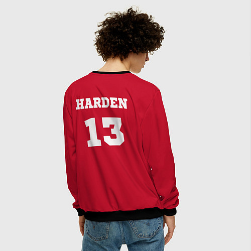 Мужской свитшот James Harden Houston Rockets / 3D-Черный – фото 4