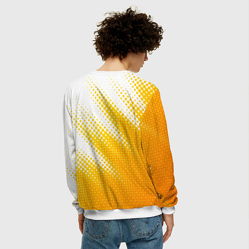 Мужской свитшот Pikachu Pika Pika / 3D-Белый – фото 4