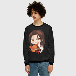 Свитшот мужской Шаман Кинг, цвет: 3D-черный — фото 2