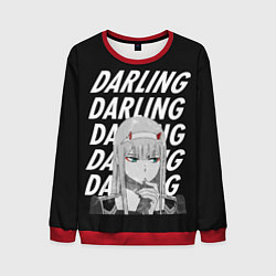 Свитшот мужской ZeroTwo Darling in the Franx, цвет: 3D-красный