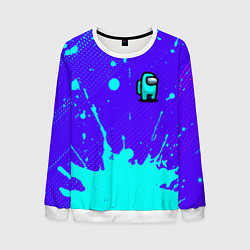 Свитшот мужской AMONG US АМОНГ АС, цвет: 3D-белый