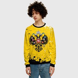 Свитшот мужской РОССИЙСКАЯ ИМПЕРИЯ, цвет: 3D-черный — фото 2