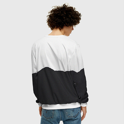 Мужской свитшот Только ты пари / 3D-Белый – фото 4