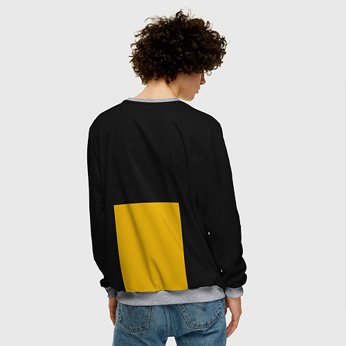 Мужской свитшот Мот / 3D-Меланж – фото 4