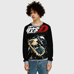 Свитшот мужской Initial D Z, цвет: 3D-меланж — фото 2