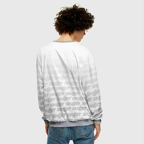 Мужской свитшот SKILLET / 3D-Меланж – фото 4