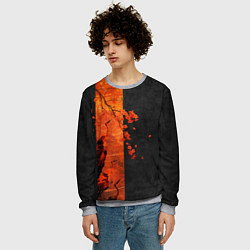 Свитшот мужской ЦАПЛЯ, цвет: 3D-меланж — фото 2