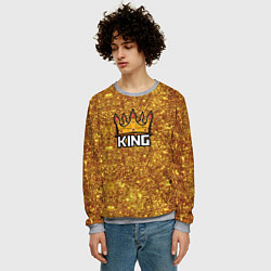 Свитшот мужской Gold King, цвет: 3D-меланж — фото 2