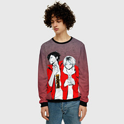 Свитшот мужской Haikyu!!!, цвет: 3D-черный — фото 2