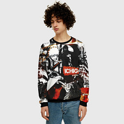Свитшот мужской Bleach Блич Ичиго Курасаки, цвет: 3D-черный — фото 2