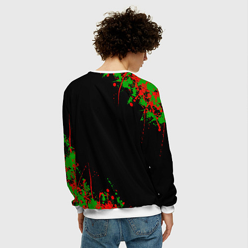 Мужской свитшот Among Us / 3D-Белый – фото 4