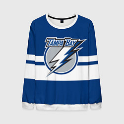 Свитшот мужской TAMPA BAY LIGHTING, цвет: 3D-белый