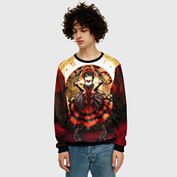 Свитшот мужской Куруми и часы, цвет: 3D-черный — фото 2