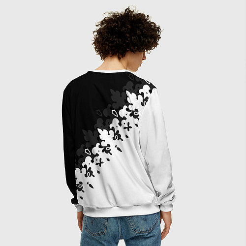 Мужской свитшот NIER AUTOMATA / 3D-Белый – фото 4