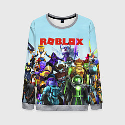 Свитшот мужской ROBLOX, цвет: 3D-меланж