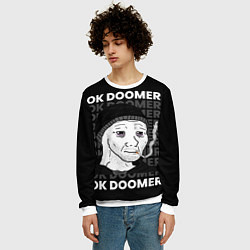 Свитшот мужской OK DOOMER, цвет: 3D-белый — фото 2