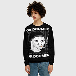Свитшот мужской OK DOOMER, цвет: 3D-черный — фото 2