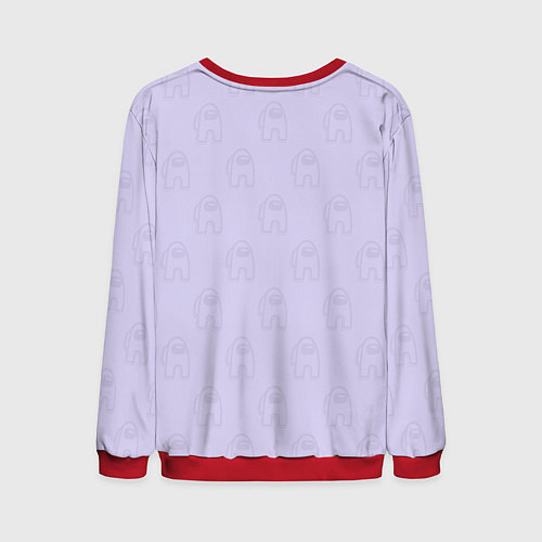 Мужской свитшот Among Us / 3D-Красный – фото 2