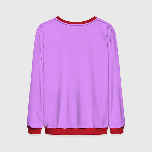 Мужской свитшот Единорог / 3D-Красный – фото 2