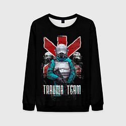 Свитшот мужской CYBERPUNK TRAUMA TEAM, цвет: 3D-черный
