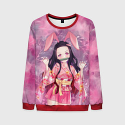 Свитшот мужской Незуко Камадо, цвет: 3D-красный