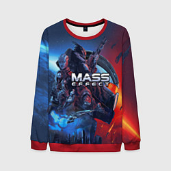 Свитшот мужской Mass EFFECT Legendary ed, цвет: 3D-красный