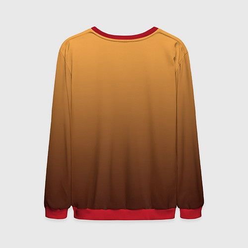 Мужской свитшот Взрывной характер милого лиса / 3D-Красный – фото 2