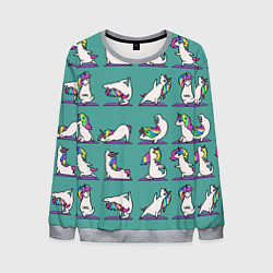 Мужской свитшот Единороги Зарядка