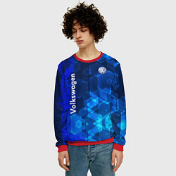 Свитшот мужской Volkswagen, цвет: 3D-красный — фото 2
