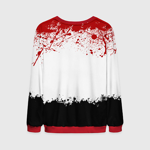 Мужской свитшот ДЕЙЗИ ОБЛОЖКА DAYZ Z / 3D-Красный – фото 2