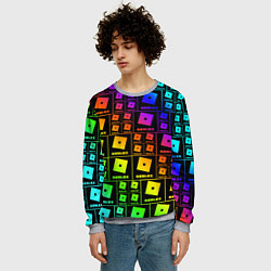 Свитшот мужской ROBLOX, цвет: 3D-меланж — фото 2