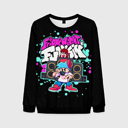 Свитшот мужской Friday Night Funkin, цвет: 3D-черный