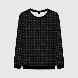 Свитшот мужской Геометрия паттерн, цвет: 3D-черный