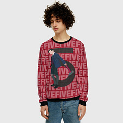 Свитшот мужской FIVE FIVE FIVE, цвет: 3D-черный — фото 2