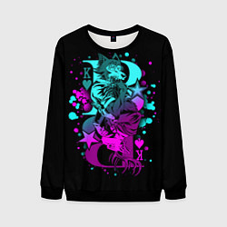Свитшот мужской BEASTARS, Легоши и Луи, цвет: 3D-черный