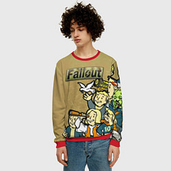 Свитшот мужской Волтбои, цвет: 3D-красный — фото 2