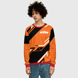 Свитшот мужской KTM КТМ SPORT, цвет: 3D-красный — фото 2