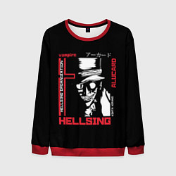 Свитшот мужской Hellsing, цвет: 3D-красный