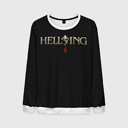 Свитшот мужской Hellsing, цвет: 3D-белый