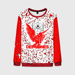 Свитшот мужской Deftones, цвет: 3D-красный