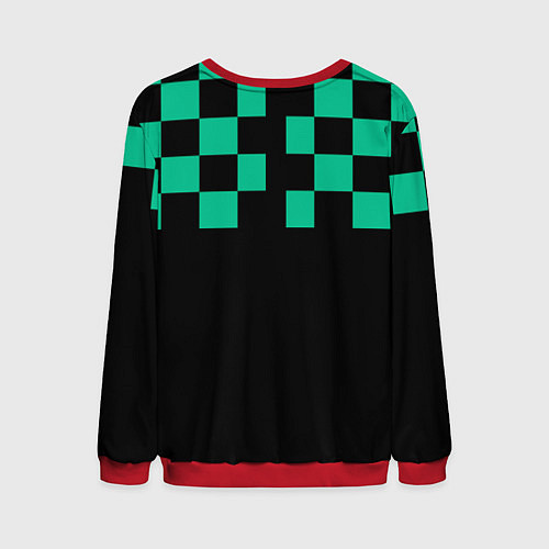 Мужской свитшот Kamado Tanjirou Kimetsu no Yaiba / 3D-Красный – фото 2