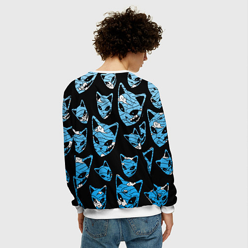 Мужской свитшот ГИО ТОМИОКА КЛИНОК / 3D-Белый – фото 4