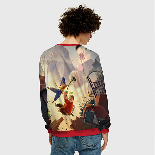 Мужской свитшот It Takes Two / 3D-Красный – фото 4