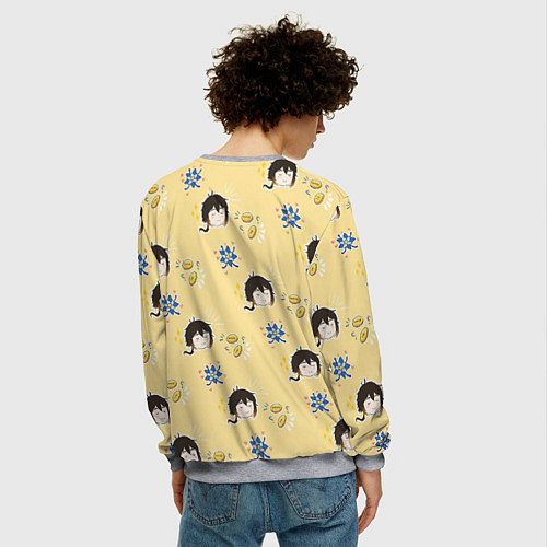 Мужской свитшот Чиби Чжун Ли / 3D-Меланж – фото 4