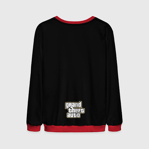 Мужской свитшот Клод GTA 3 / 3D-Красный – фото 2