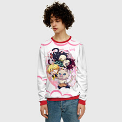 Свитшот мужской Клинок, рассекающий демонов ПЕРСОНАЖИ, цвет: 3D-красный — фото 2