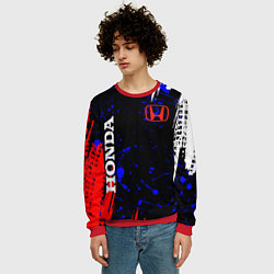 Свитшот мужской HONDA, цвет: 3D-красный — фото 2