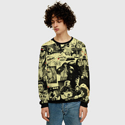 Свитшот мужской РОК КУМИРЫ, цвет: 3D-черный — фото 2