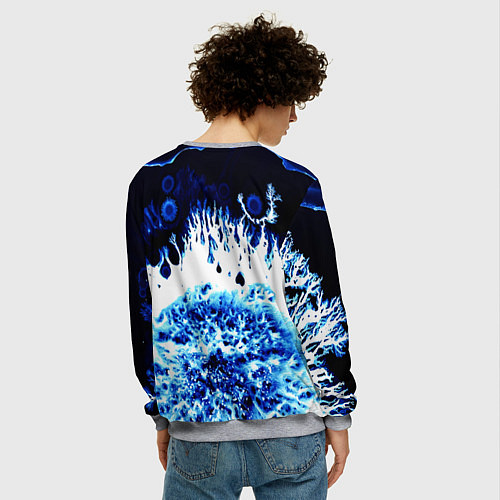 Мужской свитшот DAFT PUNK : MUSIC ALIVE / 3D-Меланж – фото 4