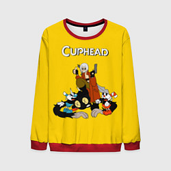 Свитшот мужской Cuphead x DMC, цвет: 3D-красный